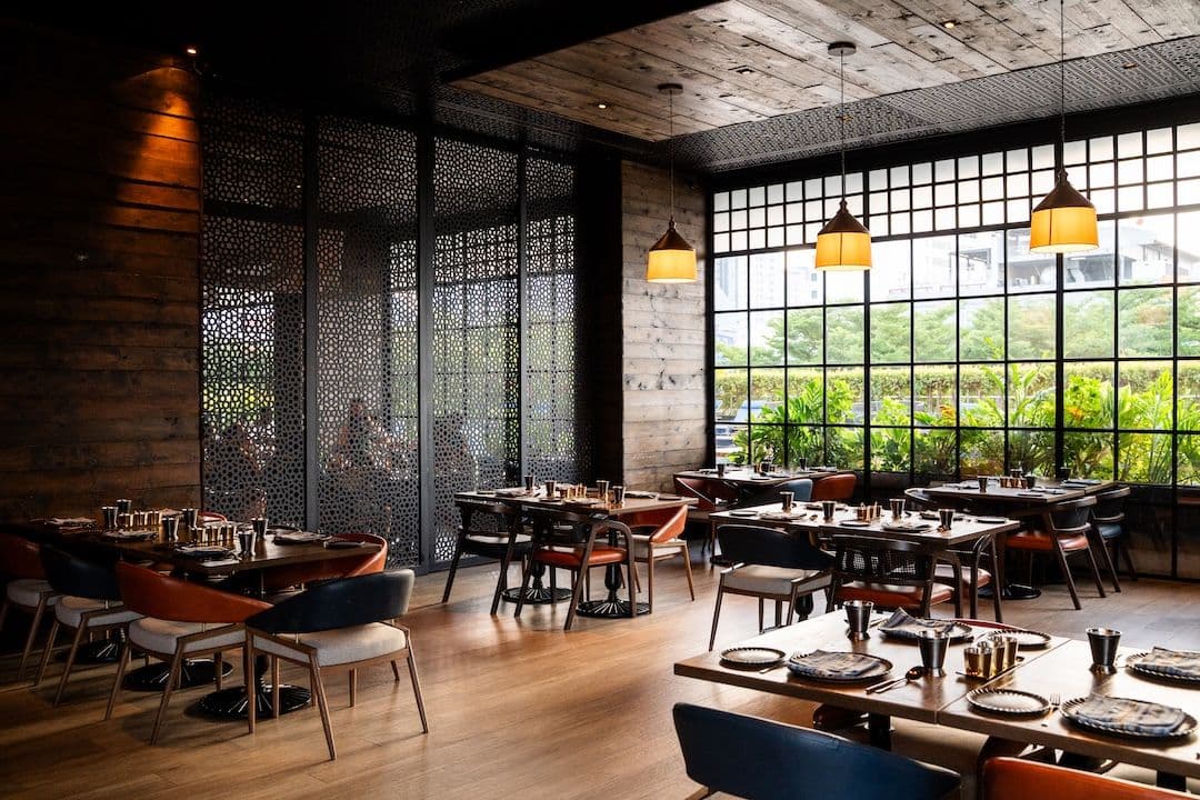 Charcoal Tandoor Fire Grill Restaurant in daylight
