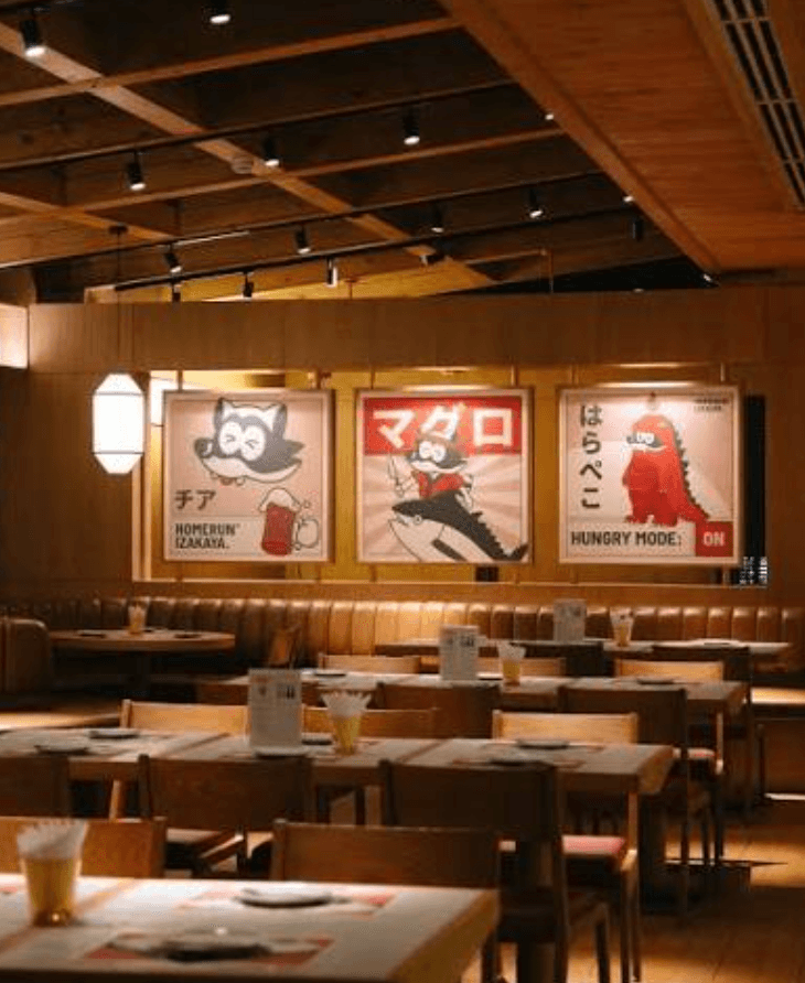 Homerun Izakaya interior