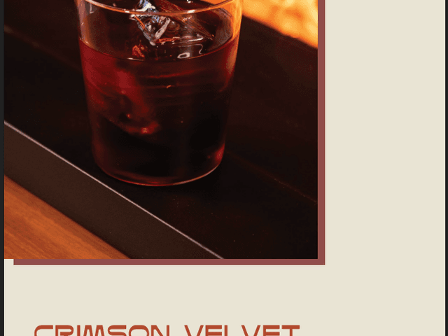 Crimson velvet apt 101 cocktail